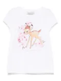 Monnalisa x Disney graphic-print T-shirt - White