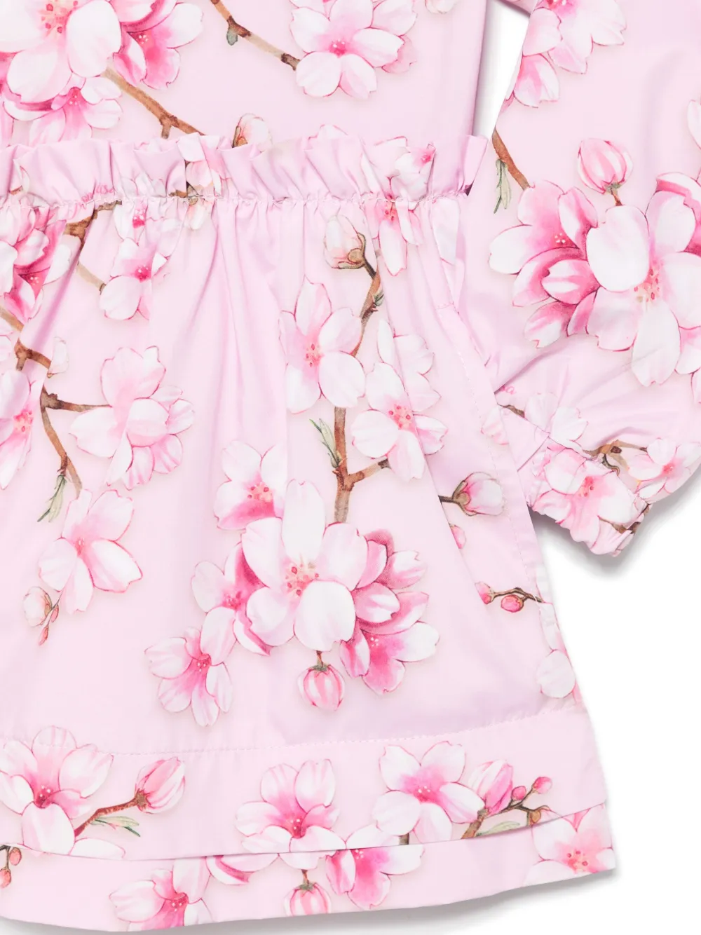Monnalisa Jack met bloemenprint Roze