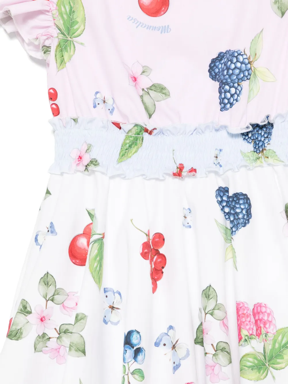 Monnalisa Jurk met print Roze