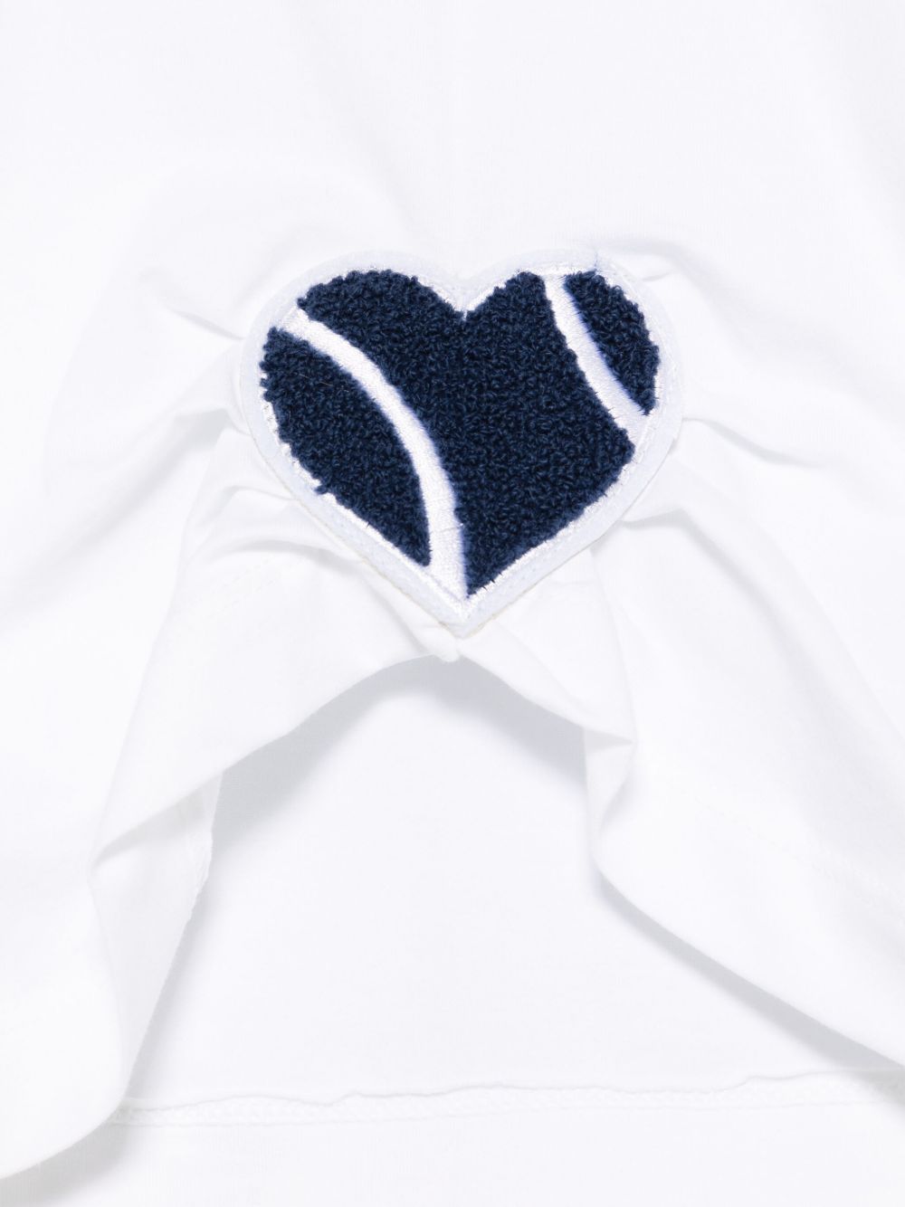 MONNALISA HEART-PATCH T-SHIRT