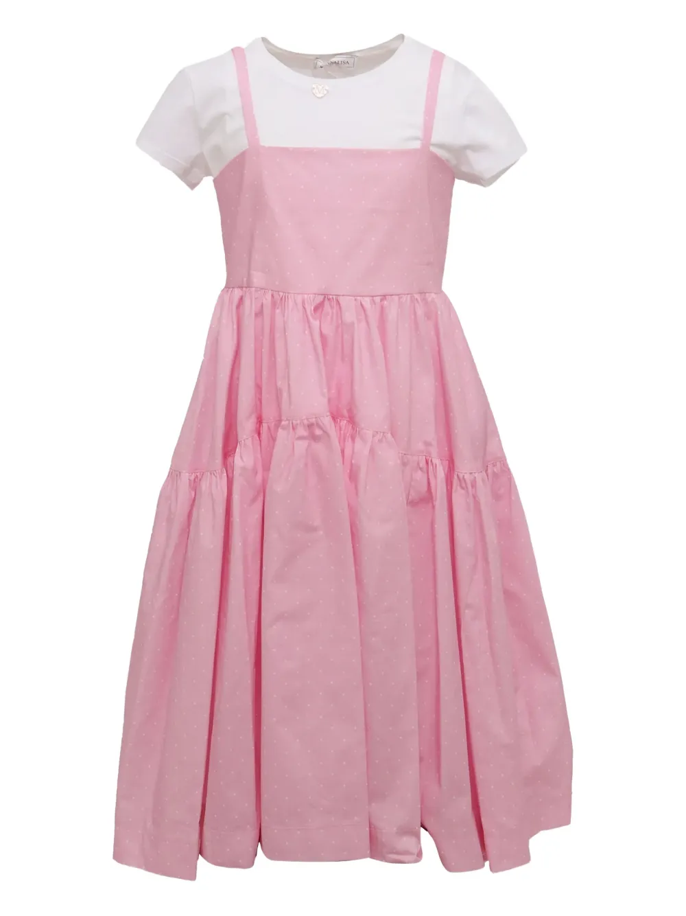Monnalisa Abito a pois - Rosa