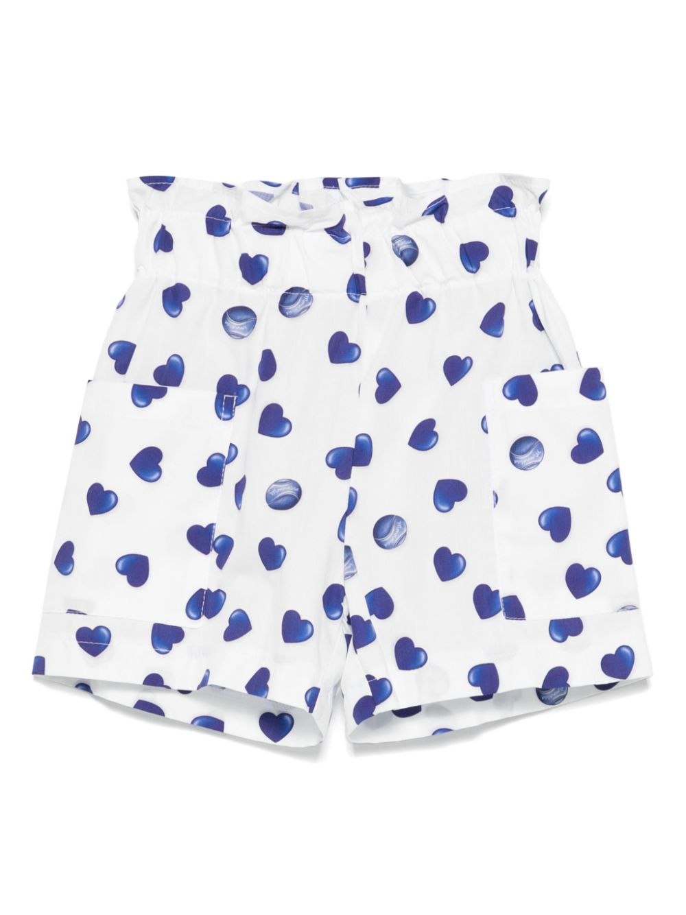 Monnalisa Shorts met hartprint Wit