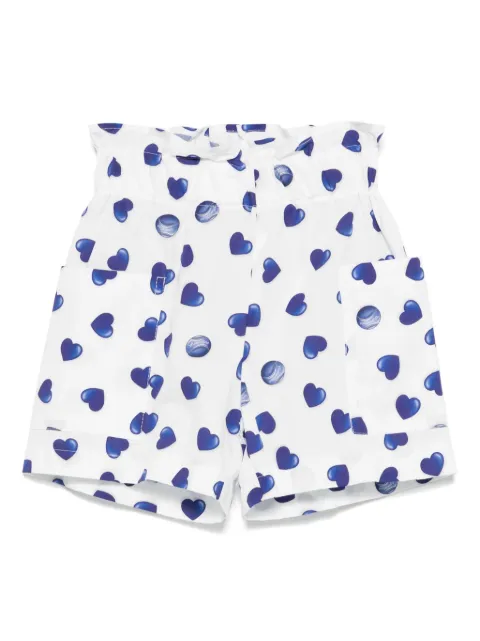 Monnalisa heart-print shorts