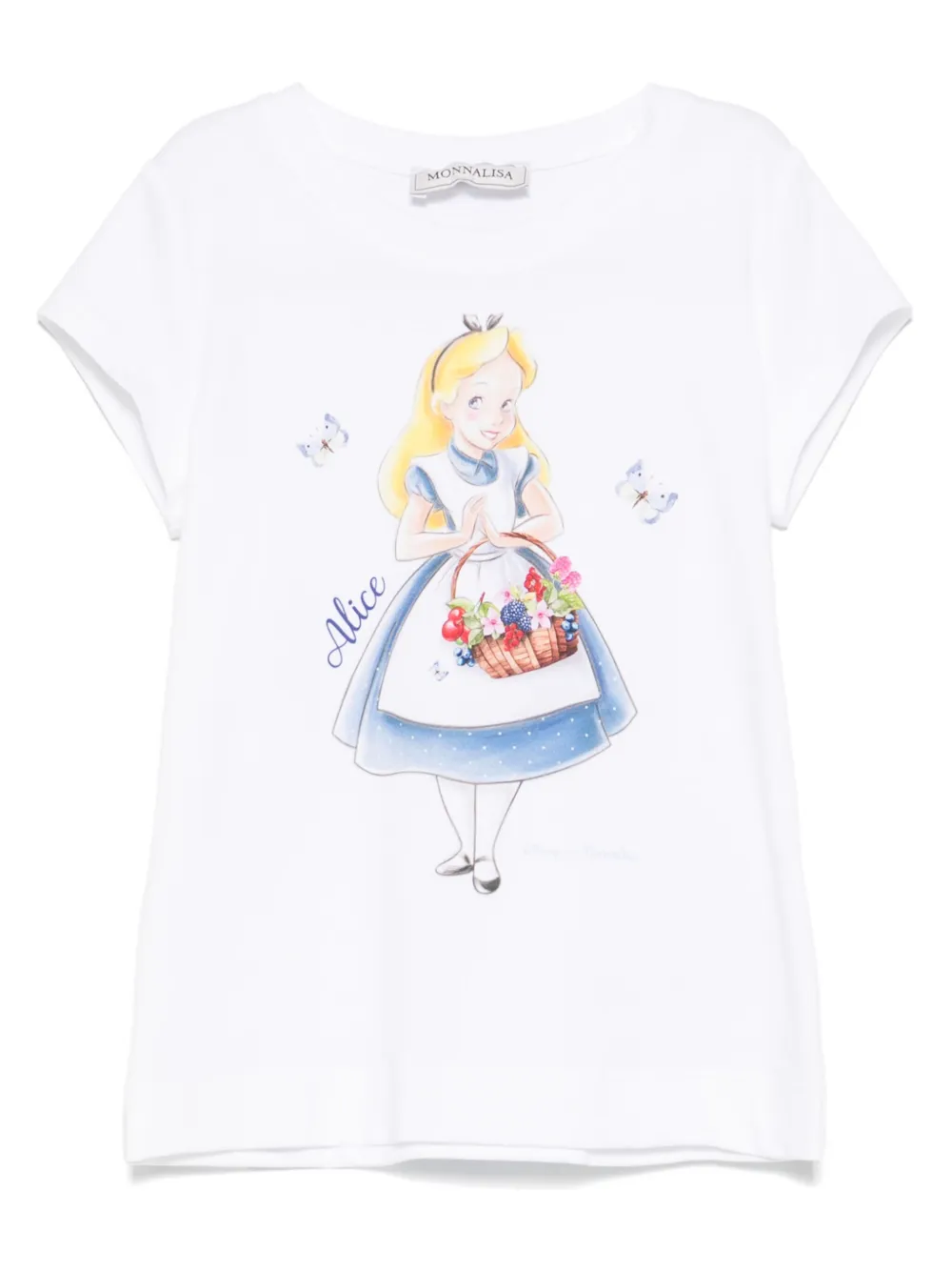 Monnalisa T-shirt met print Wit