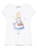 Monnalisa x Disney graphic-print T-shirt - White