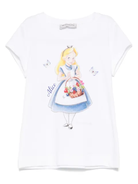 Monnalisa Camiseta com estampa gráfica x Disney
