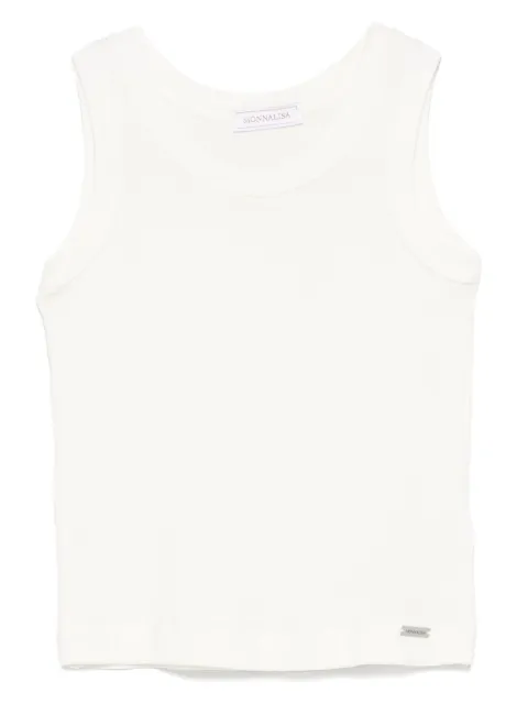 Monnalisa camiseta de tejido fino de canalé