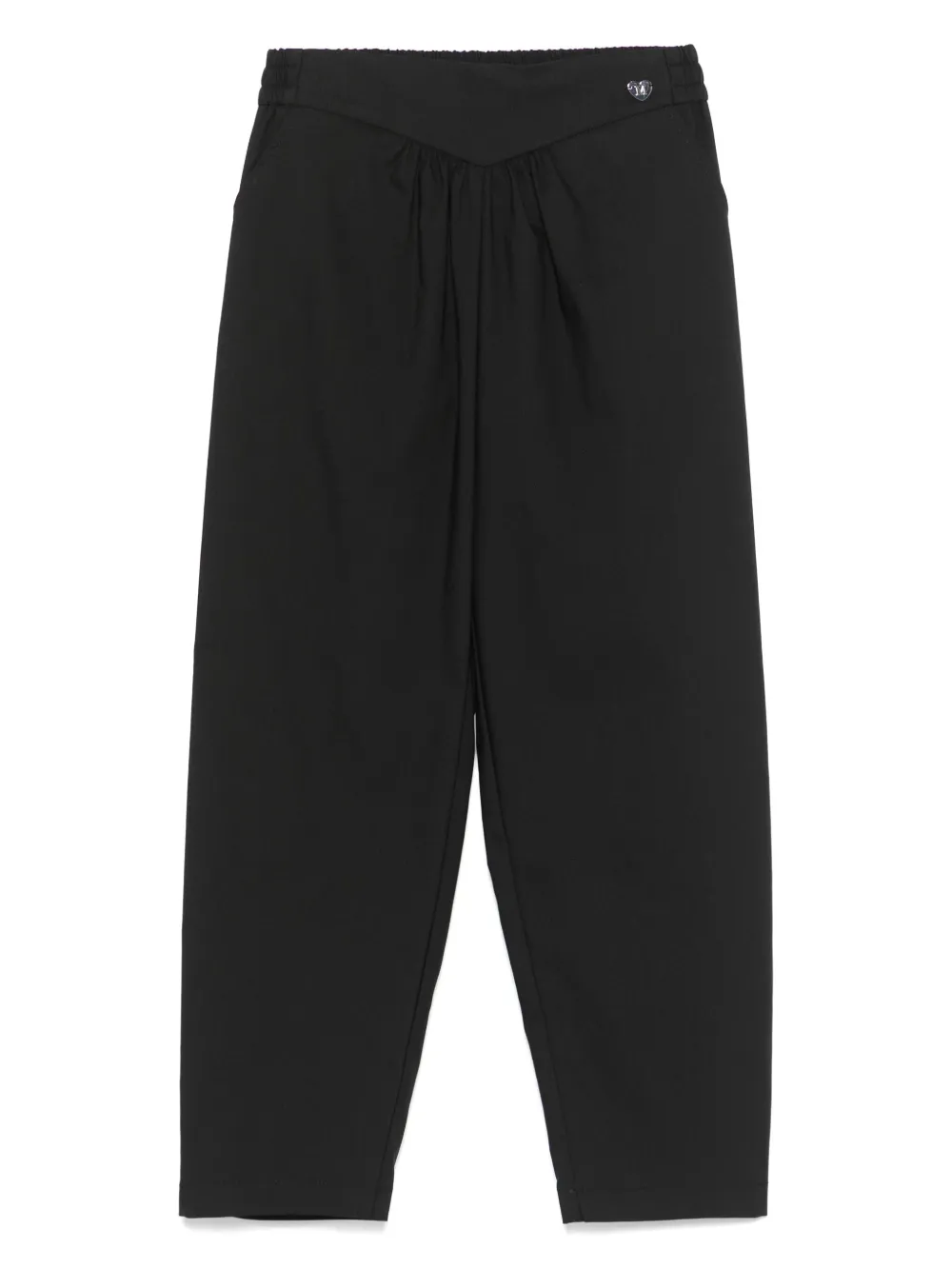 Monnalisa Broek met yoke taille Zwart
