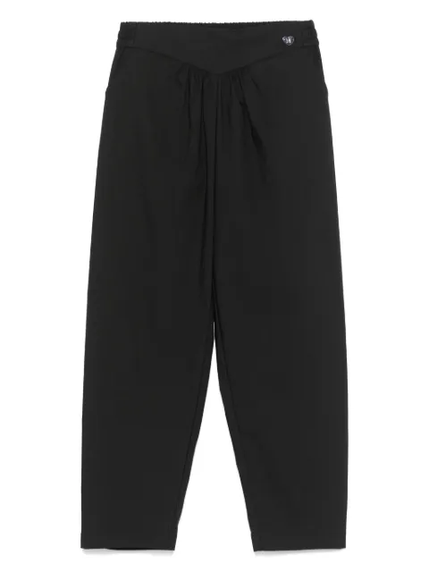 Monnalisa yoke-waist trousers