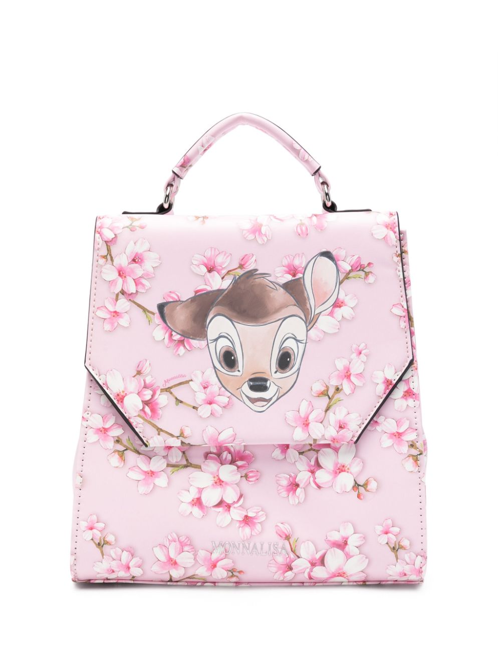 Monnalisa x Disney floral-print backpack - Pink