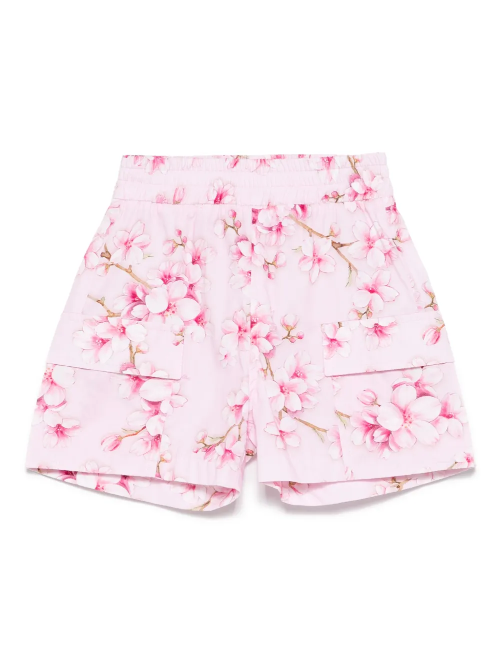 Monnalisa Shorts met bloe print Roze