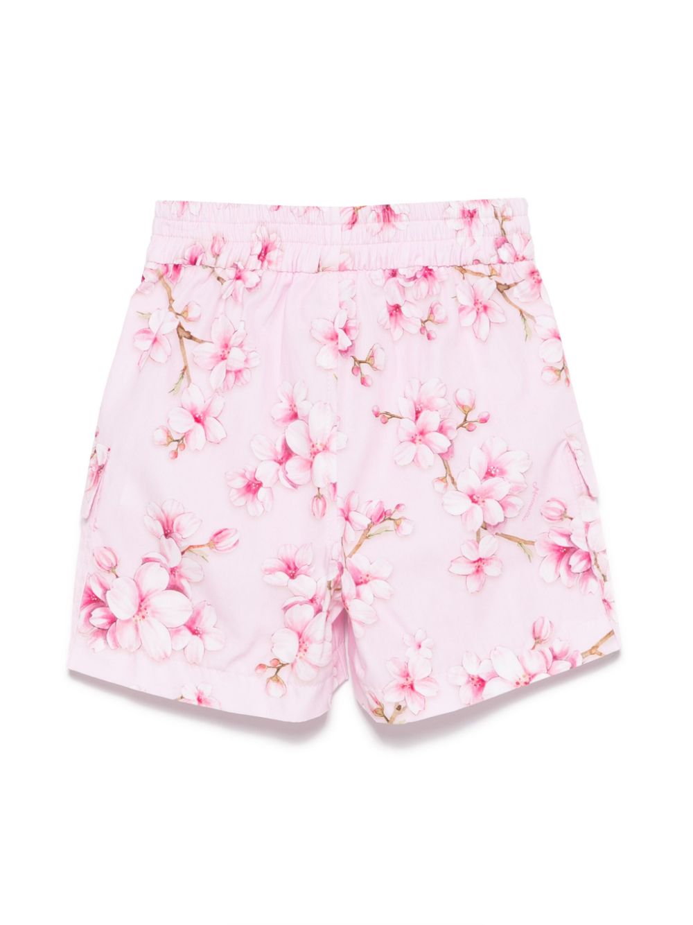 Monnalisa Shorts met bloemenprint - Roze