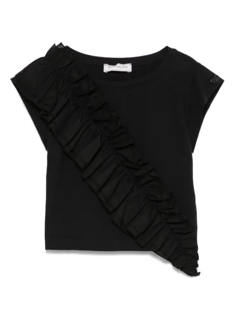 Monnalisa playera con ribete de volantes