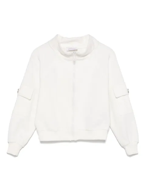 Monnalisa zip-up sweatshirt 