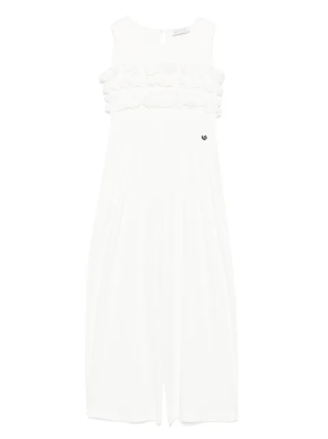Monnalisa jumpsuit con detalle de volantes