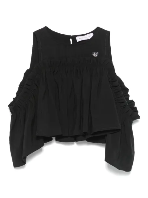 Monnalisa cold-shoulder blouse