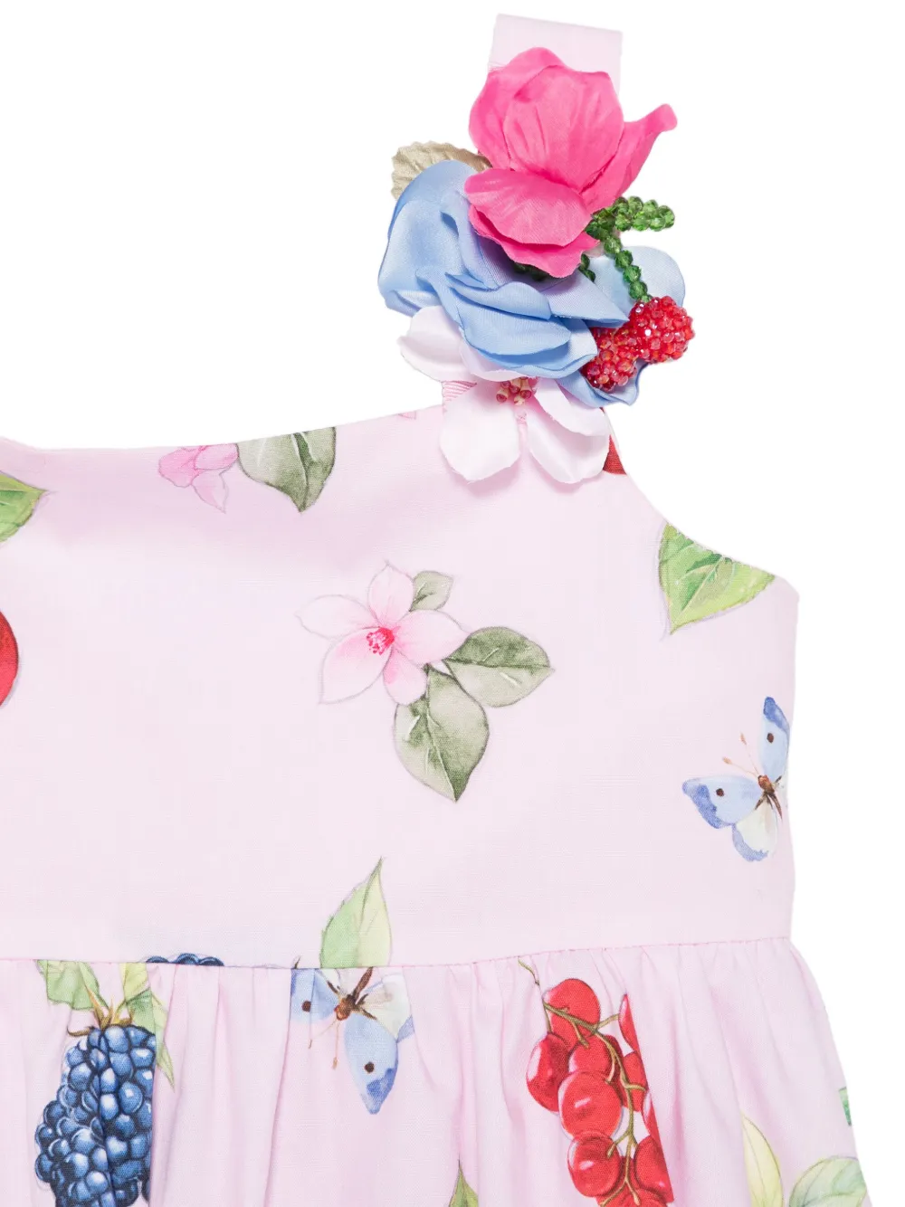 Monnalisa Jurk met print Roze