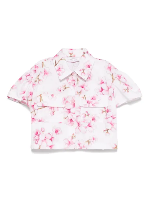 Monnalisa floral-print shirt 