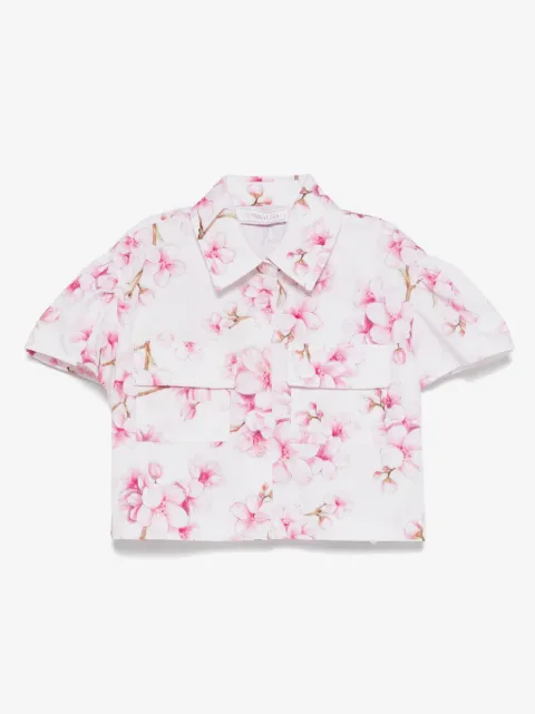 Monnalisa floral-print shirt 