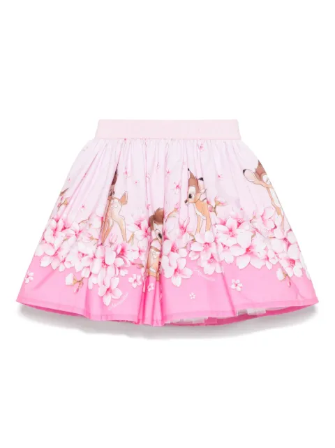 Monnalisa falda con estampado gráfico