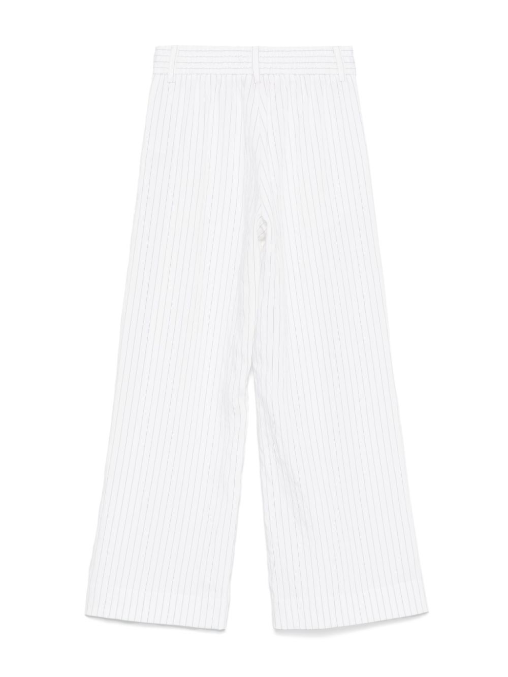 Monnalisa pinstripe-pattern trousers - White