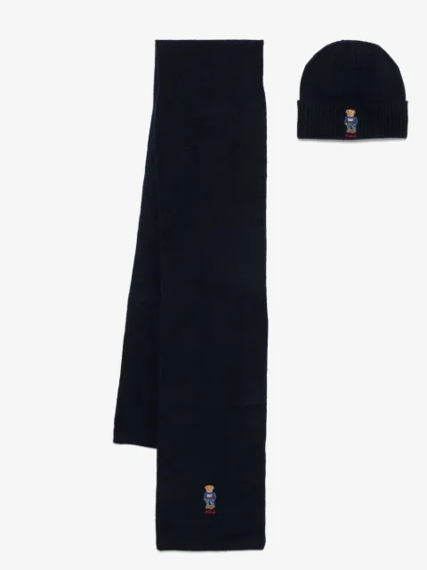Polo Ralph Lauren Polo Bear-motif scarf set
