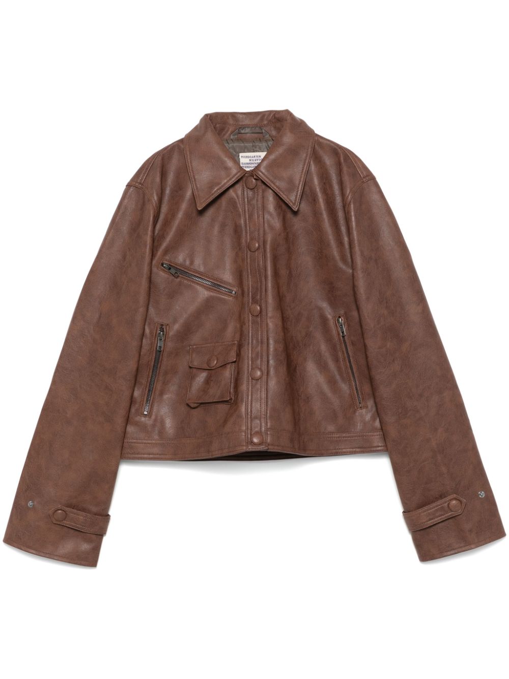 Baum Und Pferdgarten Belle biker jacket - Brown