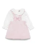 La Stupenderia floral-print babygrow set - Pink