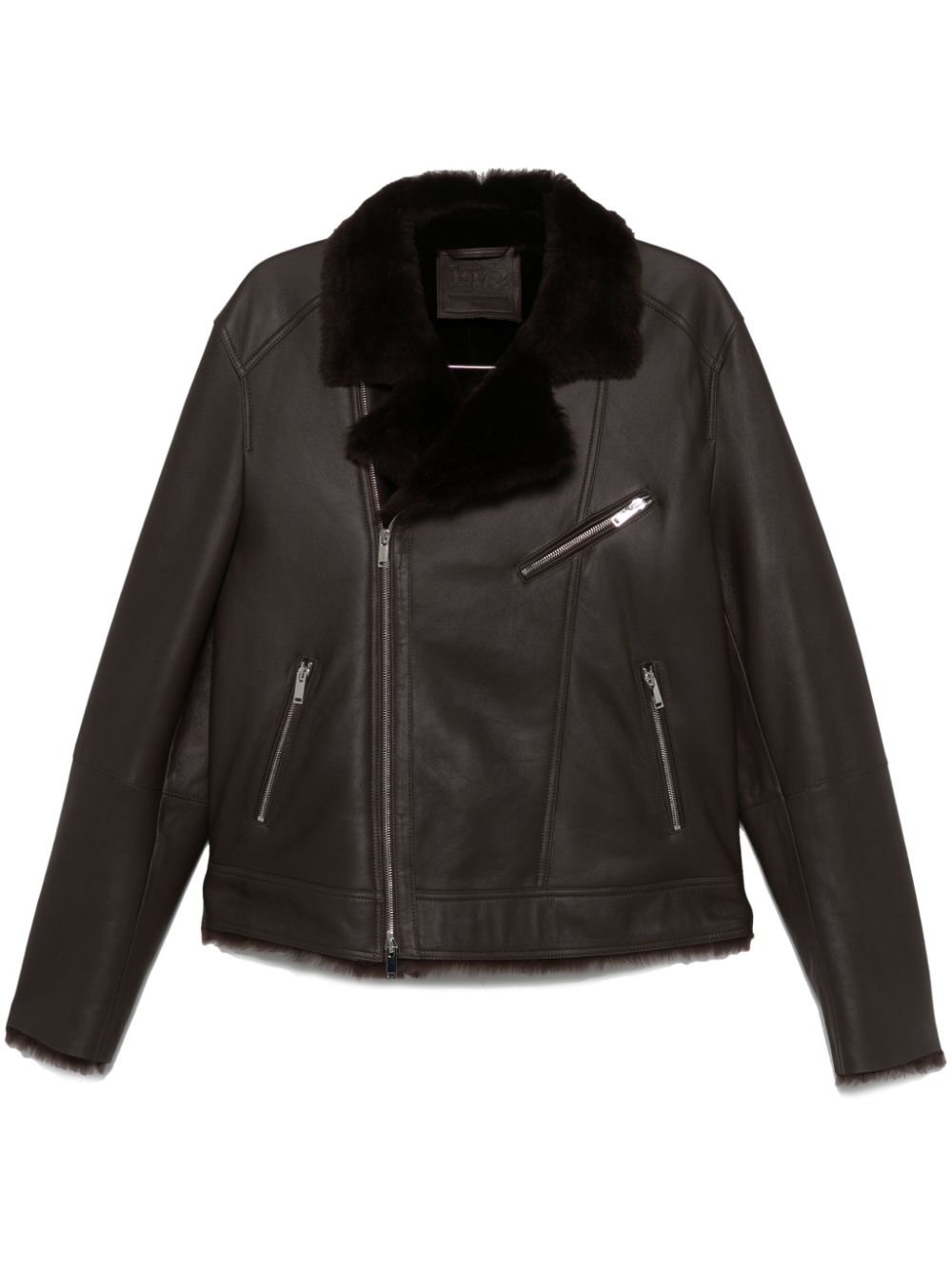 leather biker jacket