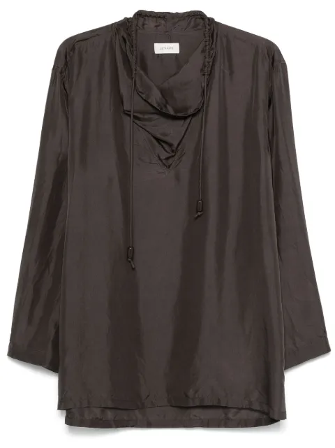 LEMAIRE cowl-neck blouse