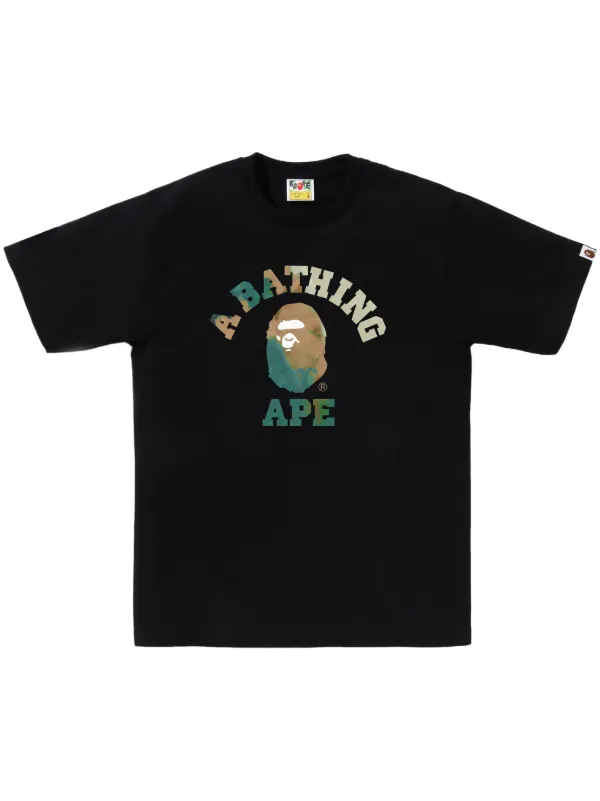 A BATHING APE® ロゴ Tシャツ | ブラック | FARFETCH JP