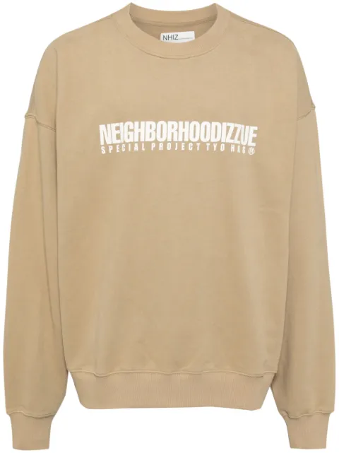 izzue logo print sweatshirt
