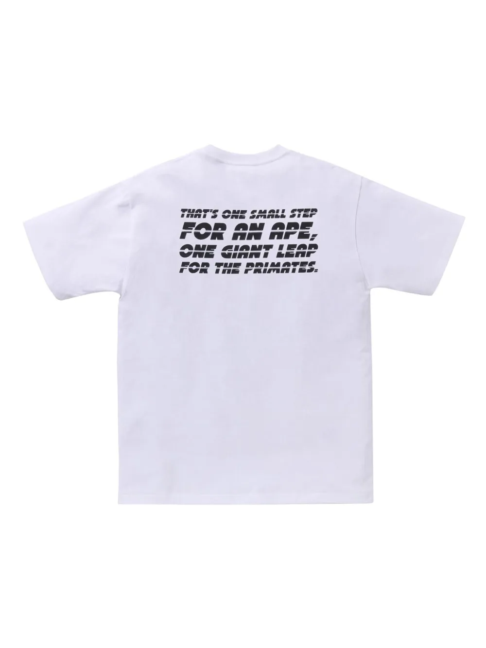 A BATHING APE graphic-print T-shirt - Wit