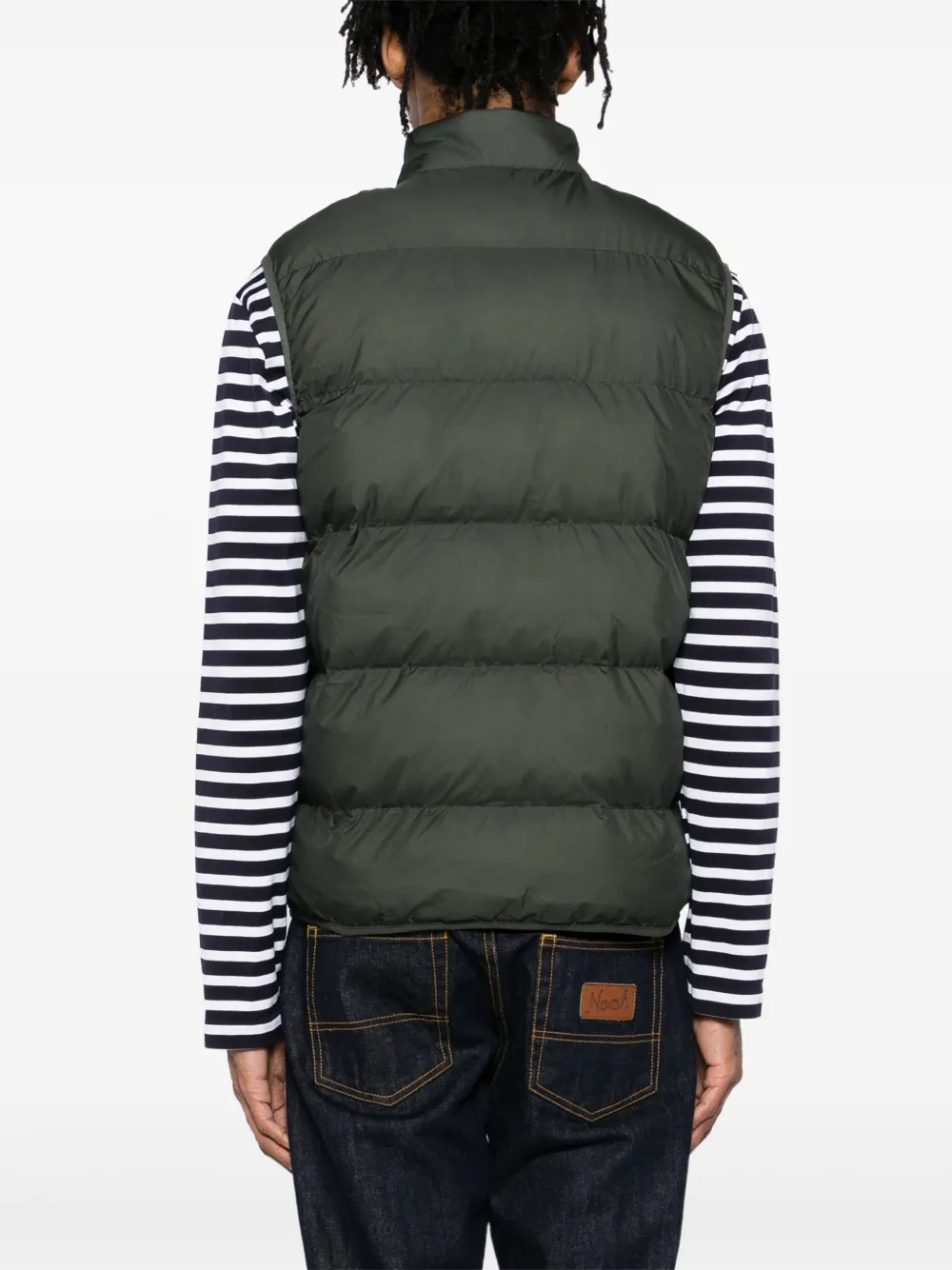 Fred Perry Gewatteerd jack met geborduurd logo Groen