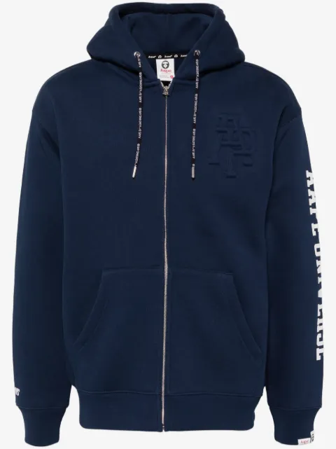 AAPE BY *A BATHING APE® logo hooded jacket