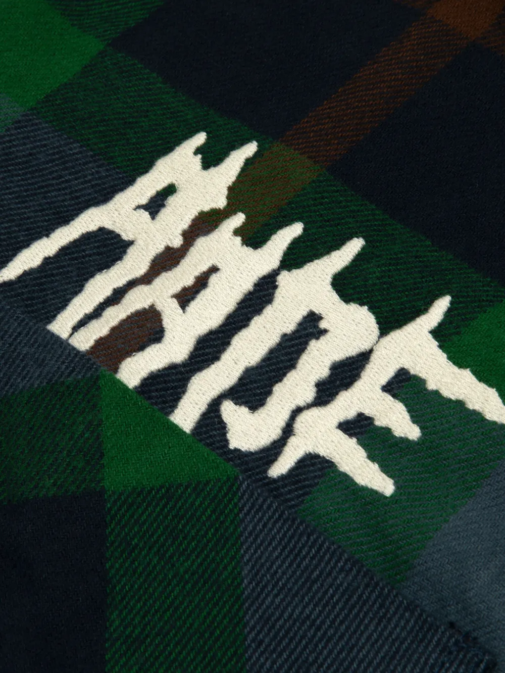 AAPE BY *A BATHING APE Geruit overhemd Blauw