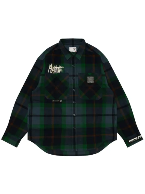 AAPE BY *A BATHING APE plaid shirt Men