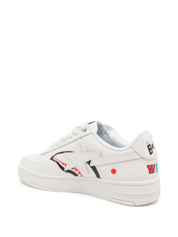 A BATHING APE® STA Shark M2 スニーカー | ホワイト | FARFETCH JP