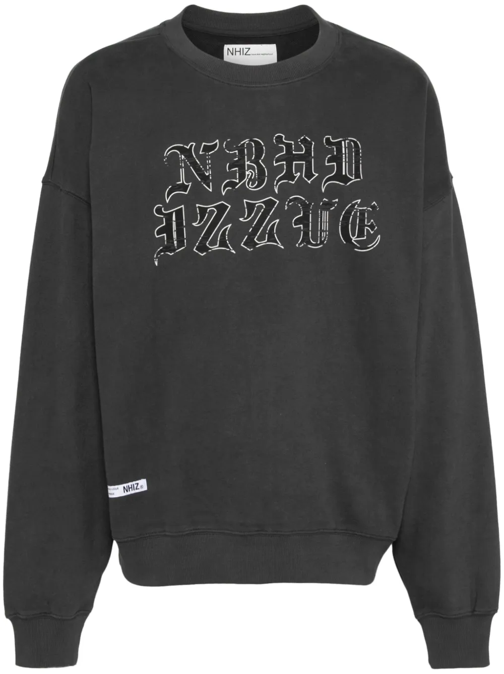 izzue logo print sweatshirt | Grey | Image 1