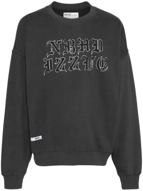 izzue logo print sweatshirt