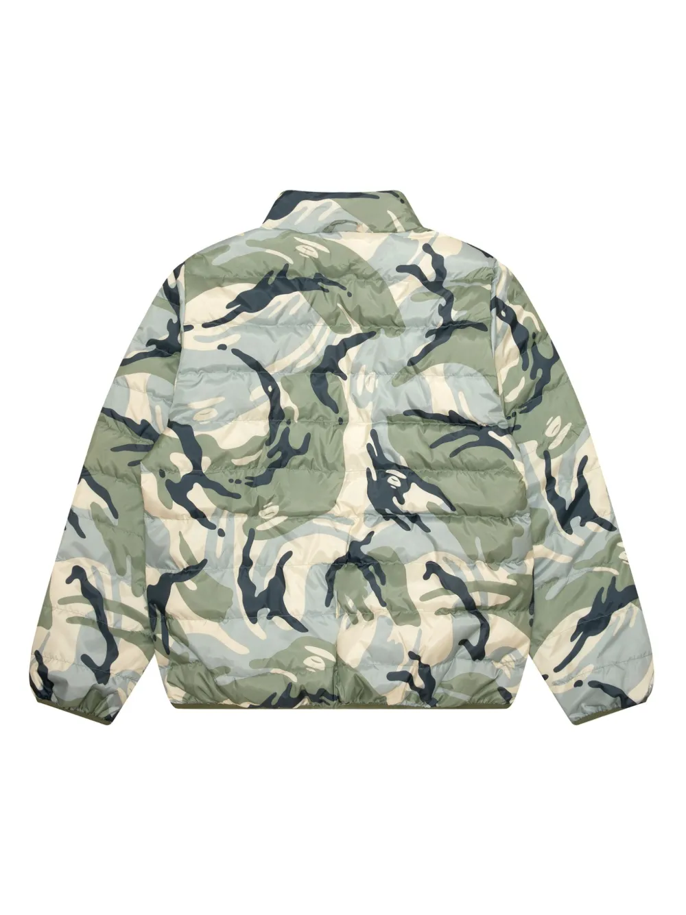 Aape By A Bathing Ape Logo-patch Layered Hooded Jacket In Schwarz