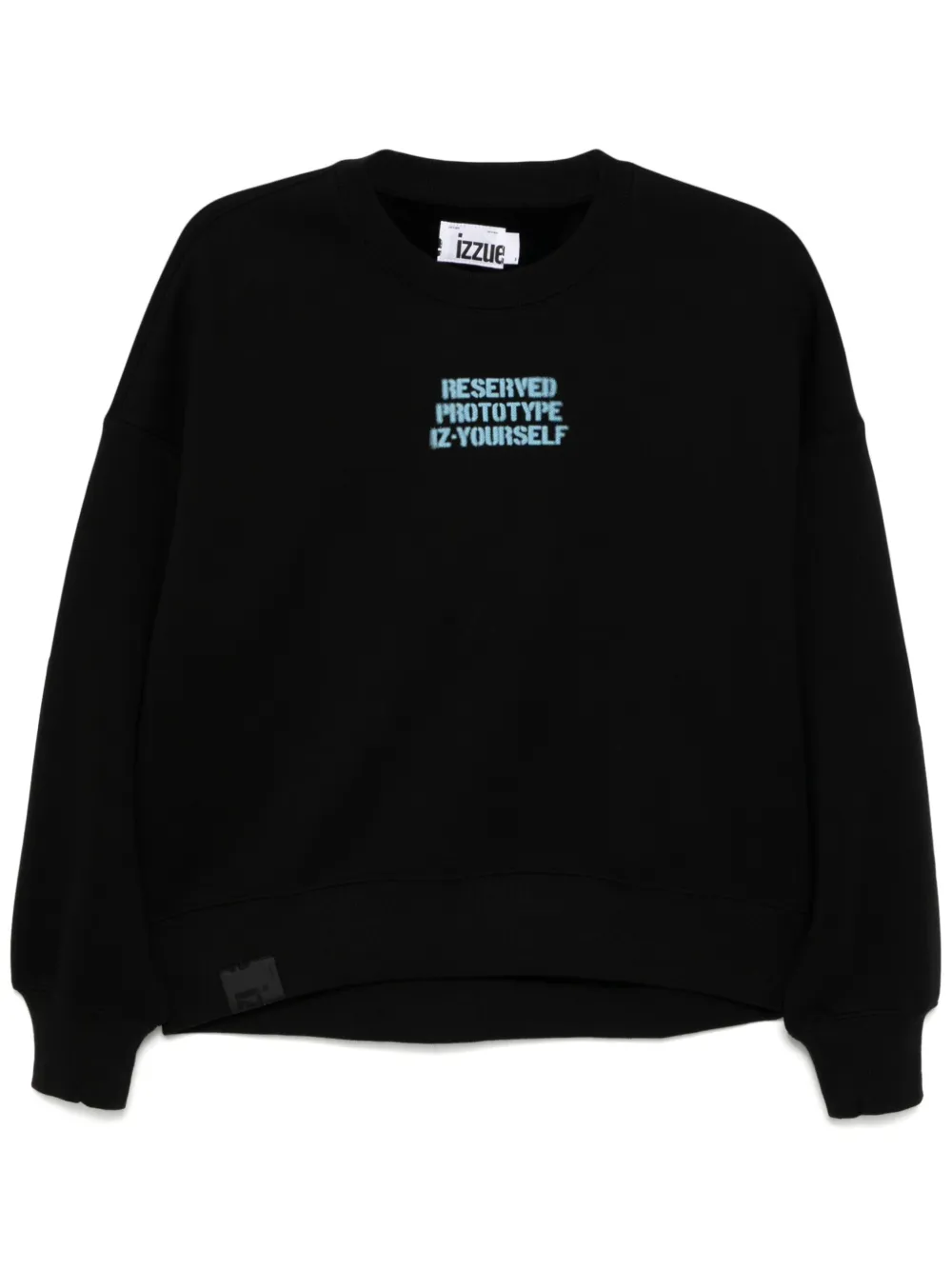 izzue slogan-print sweatshirt - BKX