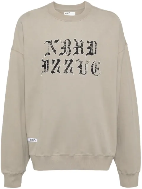 izzue logo print sweatshirt
