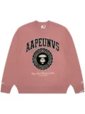 AAPE BY *A BATHING APE® embroidered-logo sweater - Pink