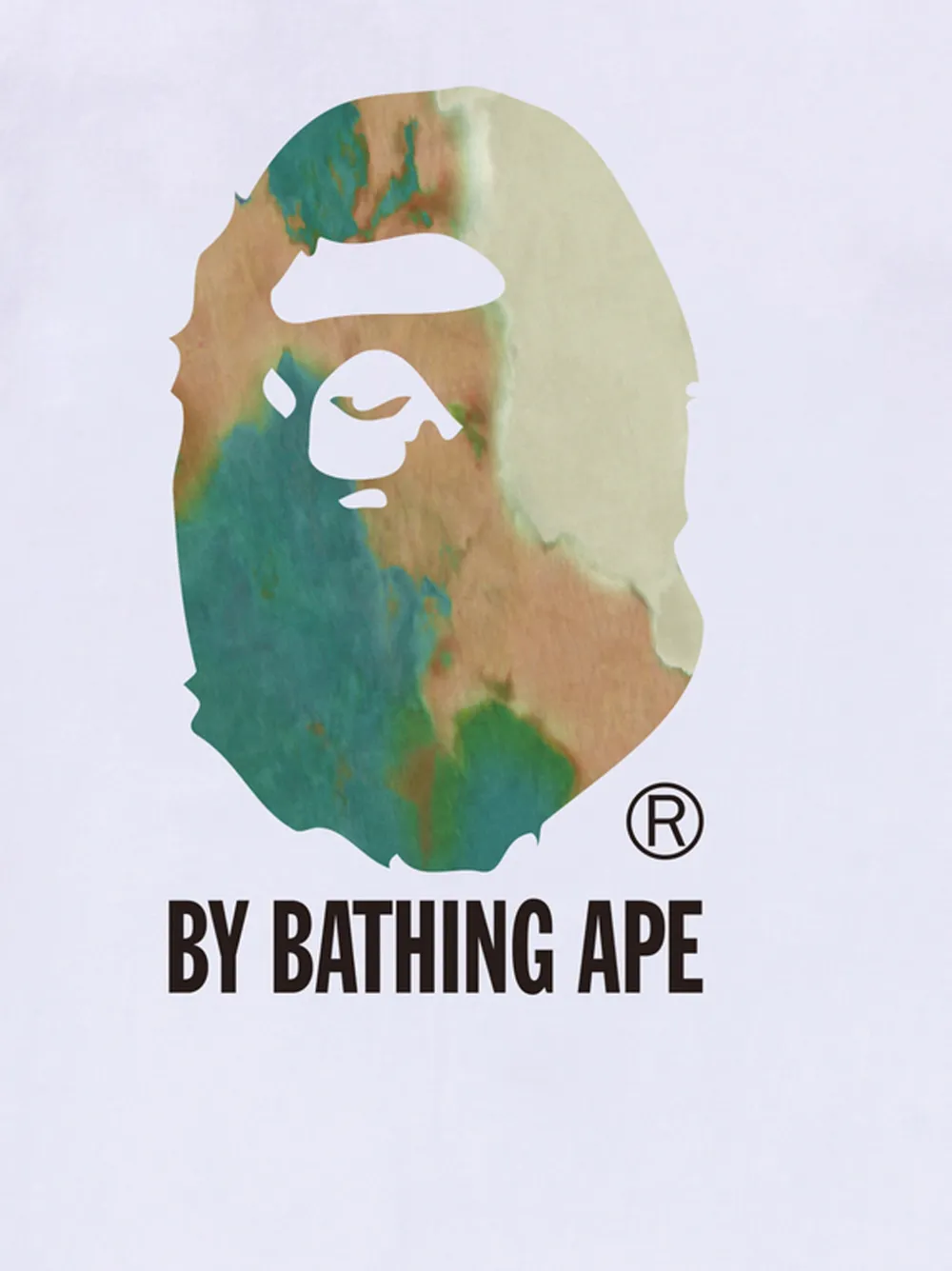 A BATHING APE T-shirt met logoprint - Wit
