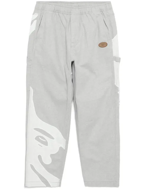 AAPE BY *A BATHING APE moonface-logo jeans Men