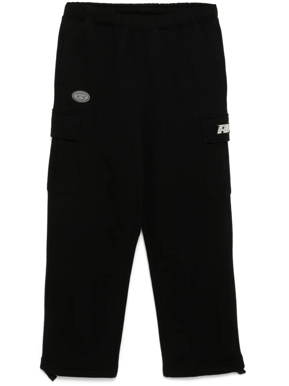 AAPE BY *A BATHING APE® logo patch track pants | Black | Image 1