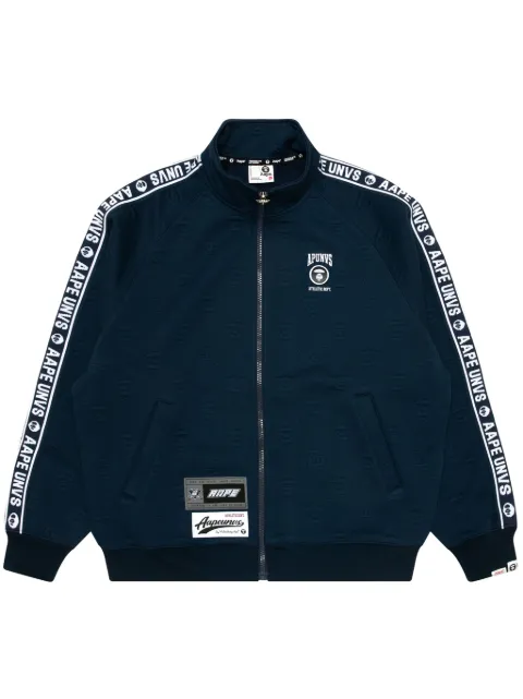 AAPE BY *A BATHING APE logo zip-up sweatshirt Men