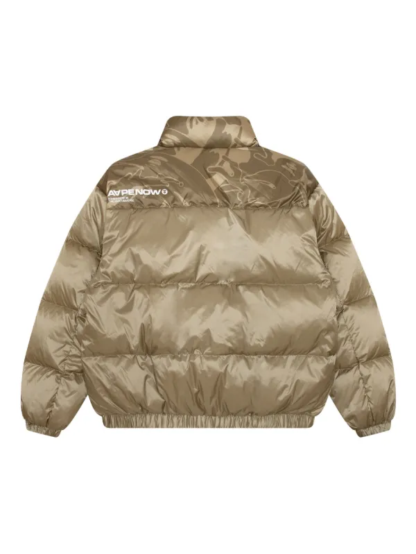 【 A BATHING APE】ロゴ AAPENOW Moonfasce ダウンジャケット A BATHING APE ロゴ AAPENOW Moonfasce ダウンジャケット