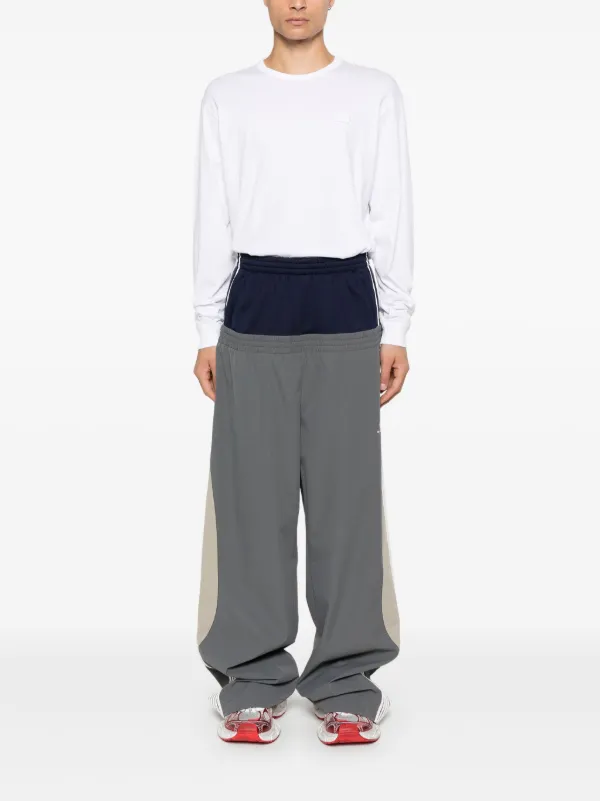 Balenciaga Cut out Track Pants Grey FARFETCH CA